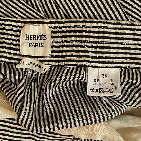 SOLD Hermes Wide Leg Pants - Picture 4 of 8